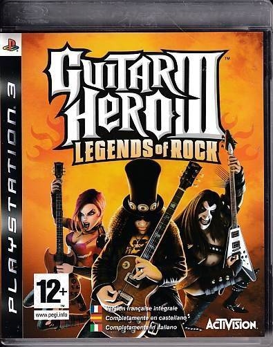 Guitar Hero III Legends of Rock - PS3 (B Grade) (Genbrug)